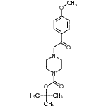 CAS#: 664362-19-0， 2-Methyl-2-propanyl 4-[2-(4-methoxyphenyl)-2-oxoethyl]-1-piperazinecarboxylate