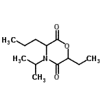 CAS#: 668995-72-0， 6-Ethyl-4-isopropyl-3-propyl-2,5-morpholinedione