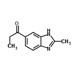 CAS#: 66923-47-5， 1-(2-Methyl-1H-benzimidazol-5-yl)-1-propanone
