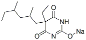 CAS 登录号：66941-03-5， 5-(2,4-二甲基己基)-5-乙基-2-钠氧基-4,6(1H,5H)-嘧啶二酮