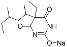 CAS 登录号：66941-14-8， 5-(1,3-二甲基戊基)-5-乙基-2-钠氧基-4,6(1H,5H)-嘧啶二酮