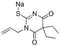 CAS 登录号:66941-61-5, 1-烯丙基-5,5-二乙基-2-钠硫基-4,6(1H,5H)-嘧啶二酮