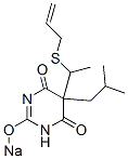 CAS#: 66941-88-6， 5-[1-(Allylthio)Ethyl]-5-Isobutyl-2-Sodiooxy-4,6(1H,5H)-Pyrimidinedione