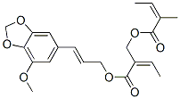 CAS#: 67008-16-6， (Z)-2-Methyl-2-Butenoic Acid (Z)-2-[[3-(7-Methoxy-1,3-Benzodioxole-5-Yl)-2-Propenyloxy]Carbonyl]-2-Butenyl Ester