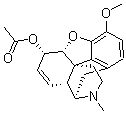 CAS#: 6703-27-1， 7,8-Didehydro-4,5alpha-epoxy-3-methoxy-17-methylmorphinan-6alpha-ol acetate