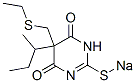 CAS#: 67050-34-4， 5-Sec-Butyl-5-(Ethylthiomethyl)-2-Sodiothio-4,6(1H,5H)-Pyrimidinedione
