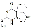 CAS#: 67050-45-7， 5-Sec-Butyl-5-(2-Methyl-2-Propenyl)-2-Sodiothio-4,6(1H,5H)-Pyrimidinedione