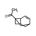 CAS#: 67226-68-0， 1-(Tricyclo[3.3.1.0<sup>2,7</sup>]non-3-en-1-yl)ethanone