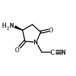 CAS 登录号：672883-37-3， [(3S)-3-氨基-2,5-二氧代-1-吡咯烷基]乙腈