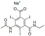 CAS#: 67292-82-4, 5-Acetylamino-N-Ethyl-2,4,6-Triiodoisophthalamic Acid Sodium Salt