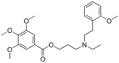 CAS#: 67293-49-6， 3,4,5-Trimethoxybenzoic Acid 3-[Ethyl(2-Methoxyphenethyl)Amino]Propyl Ester