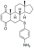 CAS 登录号：67340-72-1， 7-(4'-氨基)苯硫基雄甾烯二酮