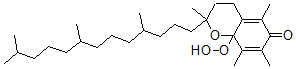 CAS#: 67353-73-5， 8a-Hydroperoxy-2,5,7,8-tetramethyl-2-(4,8,12-trimethyltridecyl)-3,4-dihydrochromen-6-one