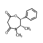 CAS#: 67376-72-1， (2R,3S)-3,4-Dimethyl-2-phenyl-1,4-oxazepane-5,7-dione