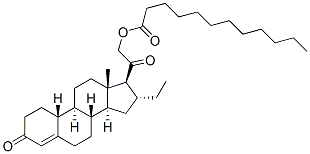 CAS#: 67490-00-0， 16alpha-Ethyl-21-Hydroxy-19-Norpregn-4-Ene-3,20-Dione 21-Laurate