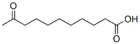 结构式 CAS# 676-00-6, 10-氧代十一烷酸