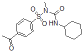 CAS#: 67628-45-9， 1-(4-Acetylphenyl)sulfonyl-3-cyclohexyl-1-methyl-urea