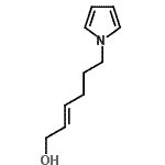 CAS 登录号：677005-64-0， (2E)-6-(1H-吡咯-1-基)-2-己烯-1-醇