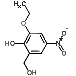 CAS#: 677303-72-9， 2-Ethoxy-6-(hydroxymethyl)-4-nitrophenol