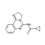 CAS 登录号：677341-05-8， N-(2,3-二氢咪唑并[1,2-c]喹唑啉-5-基)环丙烷甲酰胺