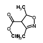 CAS#: 677347-06-7， Methyl 3,5-dimethyl-4,5-dihydro-1,2-oxazole-4-carboxylate