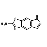 CAS 登录号：67882-59-1， 1H-[1,3]噻唑并[4,5-f]吲唑-6-胺