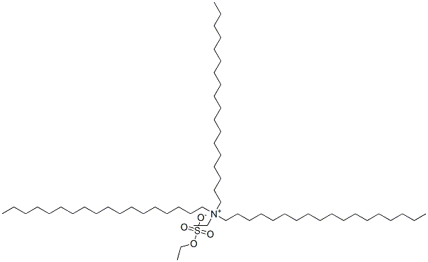 CAS 登录号：67907-06-6， 乙基三(十八烷基)铵硫酸乙酯盐