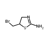 CAS#: 67917-68-4， 5-(Bromomethyl)-4,5-dihydro-1,3-thiazol-2-amine
