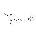 CAS#: 68015-91-8， 4-(Ethylamino)-3-methylbenzenediazonium hexafluorophosphate