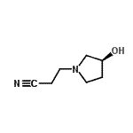 CAS 登录号：680223-72-7， 3-[(3S)-3-羟基-1-吡咯烷基]丙腈