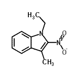 CAS#: 680574-13-4， 1-Ethyl-3-methyl-2-nitro-1H-indole