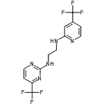 CAS 登录号：680593-86-6， N-[4-(三氟甲基)-2-吡啶基]-N'-[4-(三氟甲基)-2-嘧啶基]-1,2-乙二胺