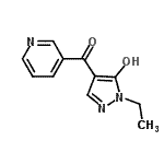 CAS#: 680972-05-8， (1-Ethyl-5-hydroxy-1H-pyrazol-4-yl)(3-pyridinyl)methanone