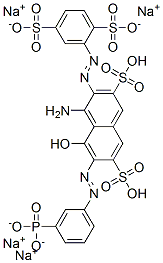 CAS#: 68110-25-8， Tetrasodium Hydrogen 4-Amino-3-[(2,5-Disulphonatophenyl)Azo]-5-Hydroxy-6-[(M-Phosphonatophenyl)Azo]Naphthalene-2,7-Disulphonate