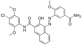 CAS#: 68110-26-9， 4-[[5-(Aminocarbonyl)-2-Methoxyphenyl]Azo]-N-(4-Chloro-2,5-Dimethoxyphenyl)-3-Hydroxynaphthalene-2-Carboxamide