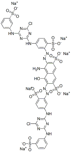 CAS#: 68133-24-4， Hexasodium 4-Amino-3,6-Bis[[5-[[4-Chloro-6-[(3-Sulphonatophenyl)Amino]-1,3,5-Triazin-2-Yl]Amino]-2-Sulphonatophenyl]Azo]-5-Hydroxynaphthalene-2,7-Disulphonate