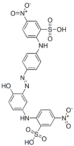 CAS#: 68134-19-0， 2-[[4-[[2-Hydroxy-5-[(4-Nitro-2-Sulfophenyl)Amino]Phenyl]Azo]Phenyl]Amino]-5-Nitrobenzenesulfonic Acid