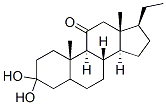 CAS 登录号：6815-48-1， 11-氧代-孕甾烷二醇