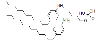 CAS#: 68170-23-0， Butyl Dihydrogen Phosphate, Compound With 4-dodecylaniline (1:2)