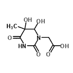 CAS#: 681850-19-1， (5,6-Dihydroxy-5-methyl-2,4-dioxotetrahydro-1(2H)-pyrimidinyl)acetic acid