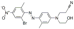 CAS 登录号：68214-79-9， 3-[[4-[(2-溴-6-甲基-4-硝基苯基)偶氮]-3-甲基苯基](2-羟基乙基)氨基]丙腈
