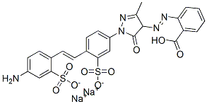 CAS#: 68227-65-6， Disodium Hydrogen 2-[[1-[4-[2-(4-Amino-2-Sulphonatophenyl)Vinyl]-3-Sulphonatophenyl]-4,5-Dihydro-3-Methyl-5-Oxo-1H-Pyrazol-4-Yl]Azo]Benzoate