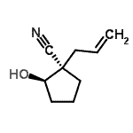 CAS#: 682746-71-0， (1R,2R)-1-Allyl-2-hydroxycyclopentanecarbonitrile