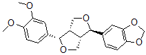 CAS#: 68296-27-5， (1S-(1alpha,3aalpha,4beta,6aalpha))-5-(4-(3,4-Dimethoxyphenyl)tetrahydro-1H,3H-furo(3,4-c)furan-1-yl)-1,3-Benzodioxole