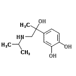 CAS#: 684202-53-7， 4-[2-Hydroxy-1-(isopropylamino)-2-propanyl]-1,2-benzenediol