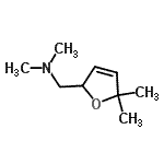 CAS 登录号：684640-96-8， 1-(5,5-二甲基-2,5-二氢-2-呋喃基)-N,N-二甲基甲胺