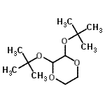 CAS#: 68470-79-1， 2,3-Bis[(2-methyl-2-propanyl)oxy]-1,4-dioxane