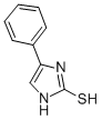 结构式 CAS# 6857-34-7, 4-苯基咪唑-2-硫醇