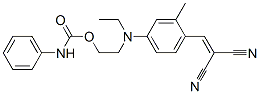 CAS 登录号：6858-49-7， 2-[4-(2,2-二氰基乙烯基)-N-乙基-3-甲基苯胺]乙基苯氨甲酸酯