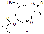 CAS#: 68612-45-3， 2-Methylbutanoic acid 2,3,3a,4,8,9,10,12a-octahydro-11-(hydroxymethyl)-3-methylene-2,6-dioxo-6H-4,7-methenofuro(3,2-c)oxacycloundecin-8-yl ester